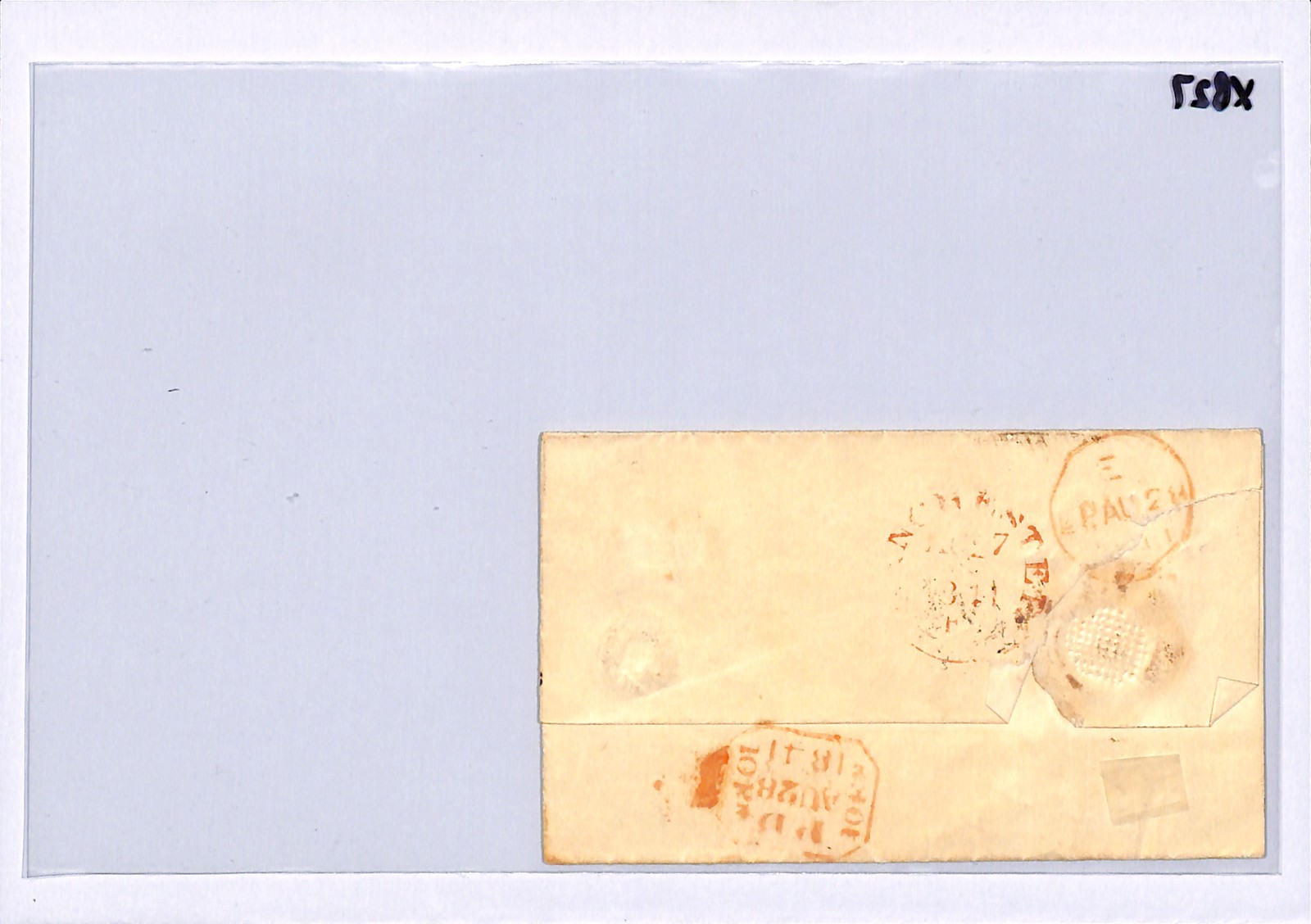 GB 1841 PENNY RED Cover SG.10 1d *Deep Red-Brown* Manchester MX XB27 - Image 7