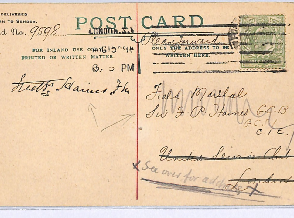 GB 1908 AUTOGRAPH KING Card Signed BRAY & *FIELD MARSHALL HARRIS* Military WA87 - Image 15