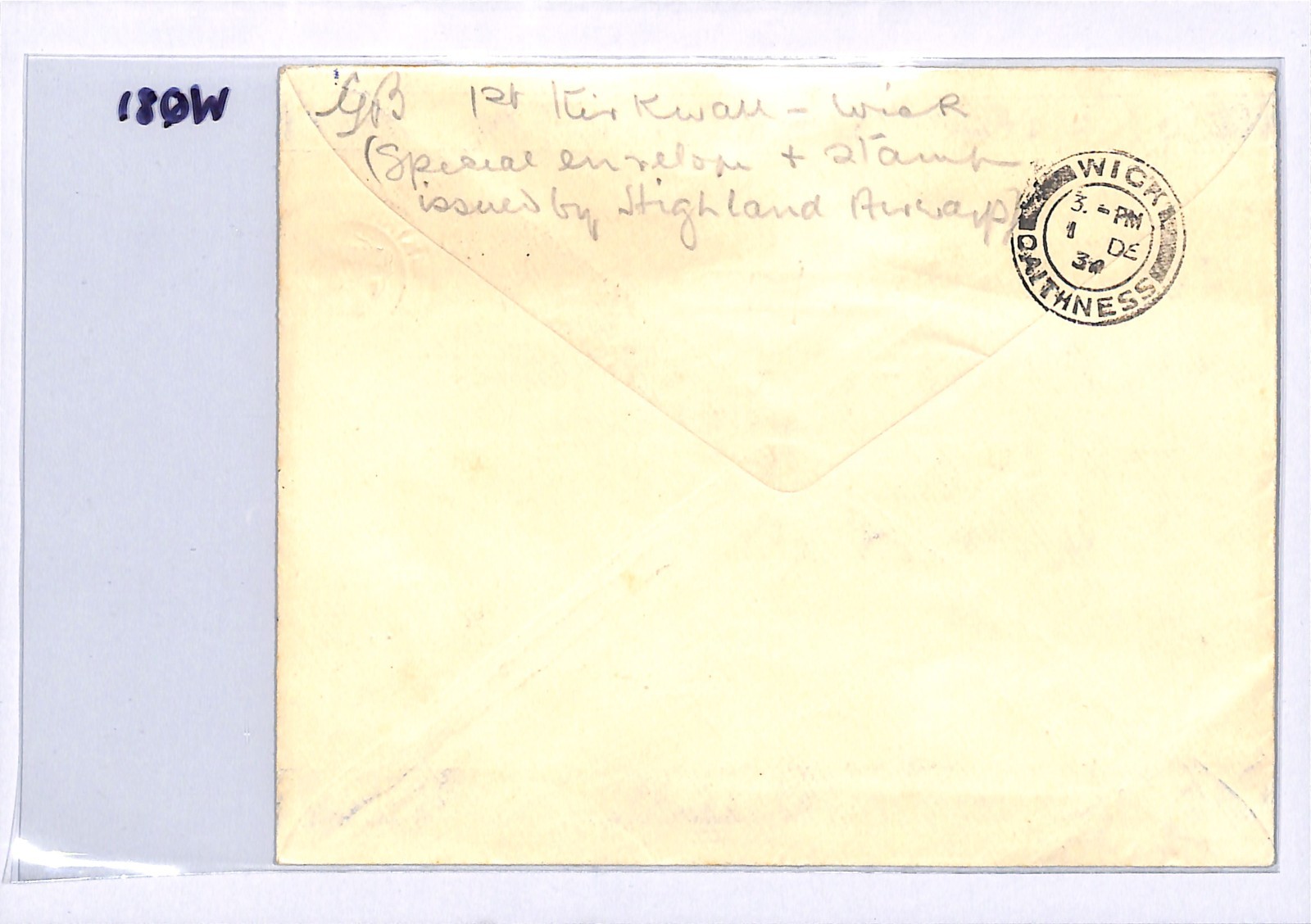 GB AVIATION ART Flight Cover Scots Islands ORKNEY Air 1934 MAP ILLUSTRATED WQ81 - Image 6