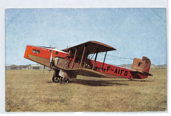 GB AVIATION Card AIR UNION TIMETABLE London-Paris 1932 Golden Ray Postcard XT135 - Image 7