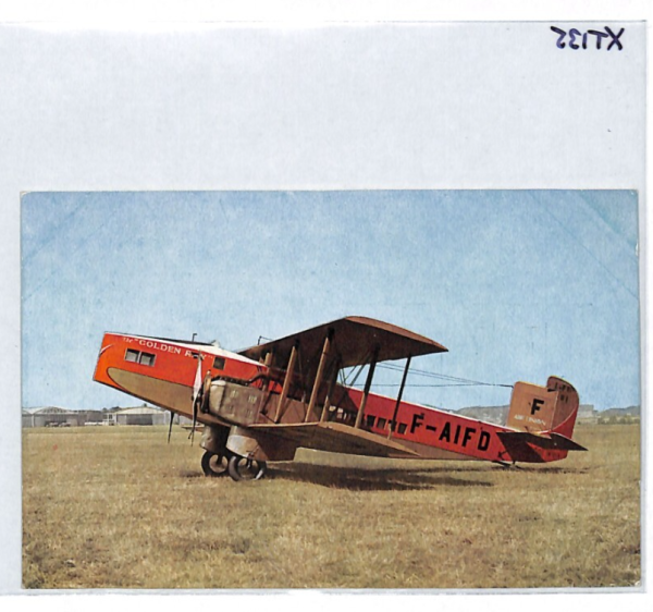 GB AVIATION Card AIR UNION TIMETABLE London-Paris 1932 Golden Ray Postcard XT135 - Image 8