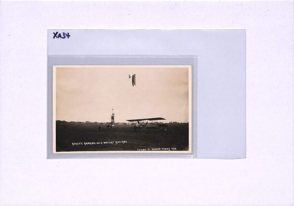 GB AVIATION Postcard BEATTY *BANKING* WRIGHT BIPLANE Real Photo Unused XA34 - Image 9