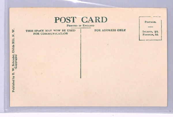 GB AVIATION Postcard W L BROCK 1914 AERIAL DERBY Real Photo Unused XA44 - Image 3