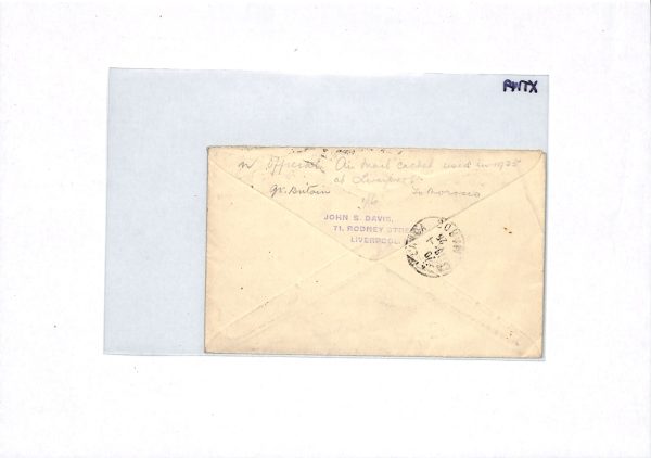 GB Air Mail Cover 1925 Liverpool MOROCCO Casablanca via Toulouse {samwells}XT149 - Image 5
