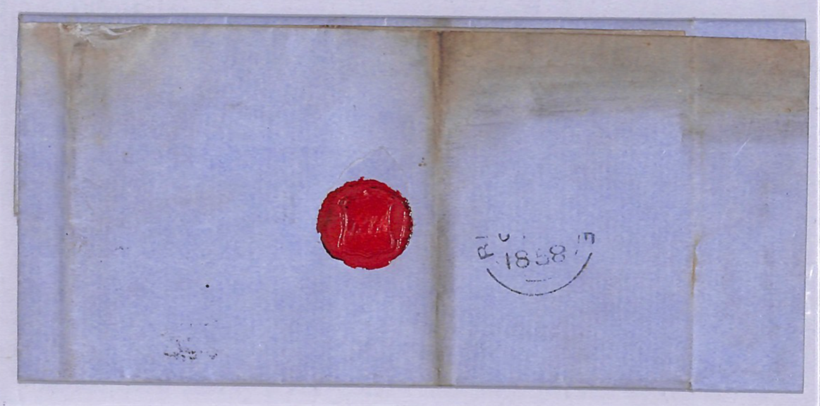 GB CALEDONIAN RAILWAY QV 1d Cover *RED* TPO London 77 Duplex 1858 Scotland WT165 - Image 4
