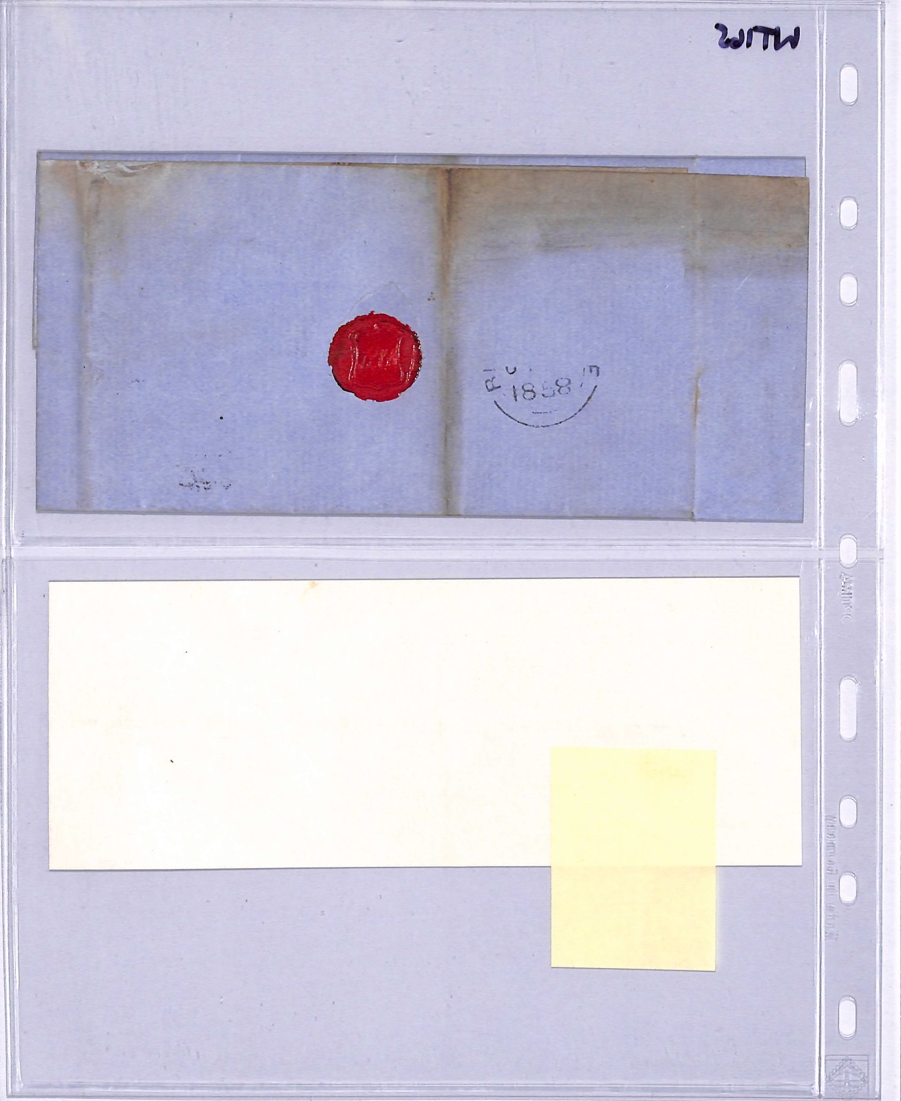 GB CALEDONIAN RAILWAY QV 1d Cover *RED* TPO London 77 Duplex 1858 Scotland WT165 - Image 10