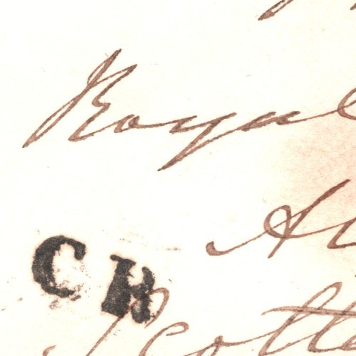 GB CALEDONIAN RAILWAY Scotland Cover *CR* TPO SCARCE TYPE 1864 1d Contents XG275 - Image 3