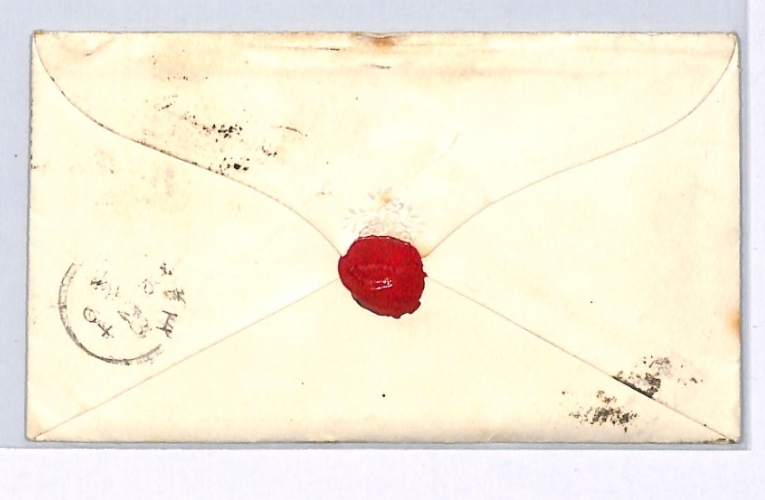 GB CALEDONIAN RAILWAY Scotland Cover *CR* TPO SCARCE TYPE 1864 1d Contents XG275 - Image 5