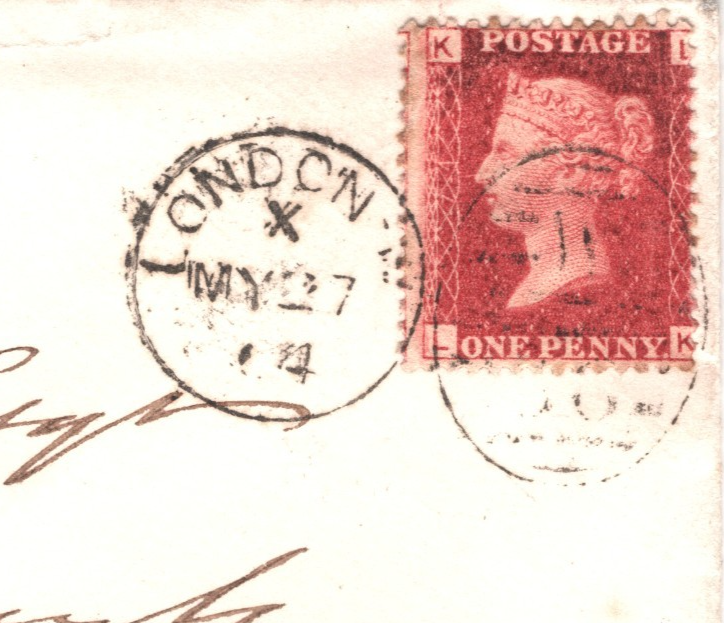 GB CALEDONIAN RAILWAY Scotland Cover *CR* TPO SCARCE TYPE 1864 1d Contents XG275 - Image 7