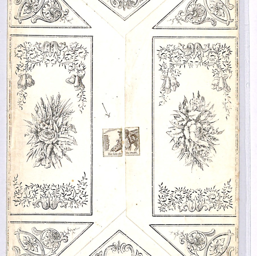 GB CARICATURE QV Envelope *RAILWAY NOTE PAPER* Comic BOOM Wafer Seal 1840s WR77 - Image 5