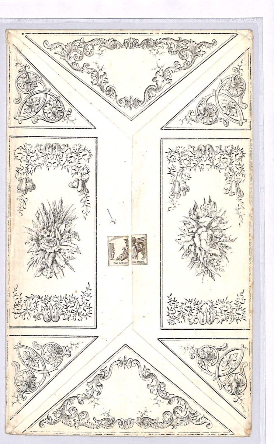 GB CARICATURE QV Envelope *RAILWAY NOTE PAPER* Comic BOOM Wafer Seal 1840s WR77 - Image 6