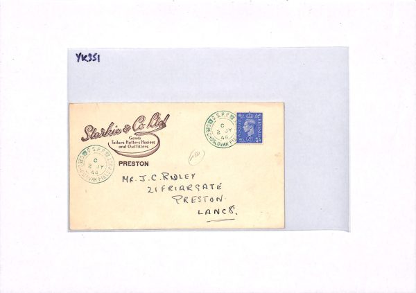 GB CZECHOSLOVAKIA FORCES WW2 Cover Green CDS Lancs Preston 1944{samwells}YK351 - Image 6