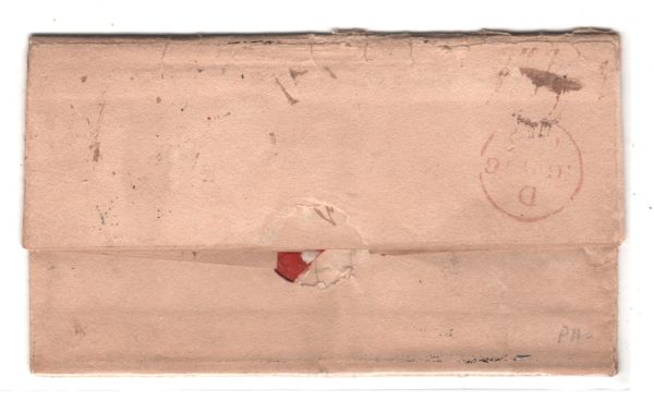 GB Cover *INDIA PACKET LETTER* LONDON SHIP 1818 Madras EL Scotland ADD HALF KA6 - Image 4