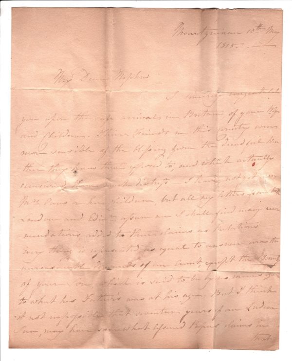 GB Cover *INDIA PACKET LETTER* LONDON SHIP 1818 Madras EL Scotland ADD HALF KA6 - Image 5