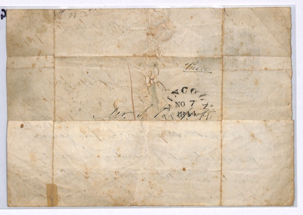 GB Cover LINCOLN CATHEDRAL Illustrated EL 1844 Market Overton Rutland XG93 - Image 4