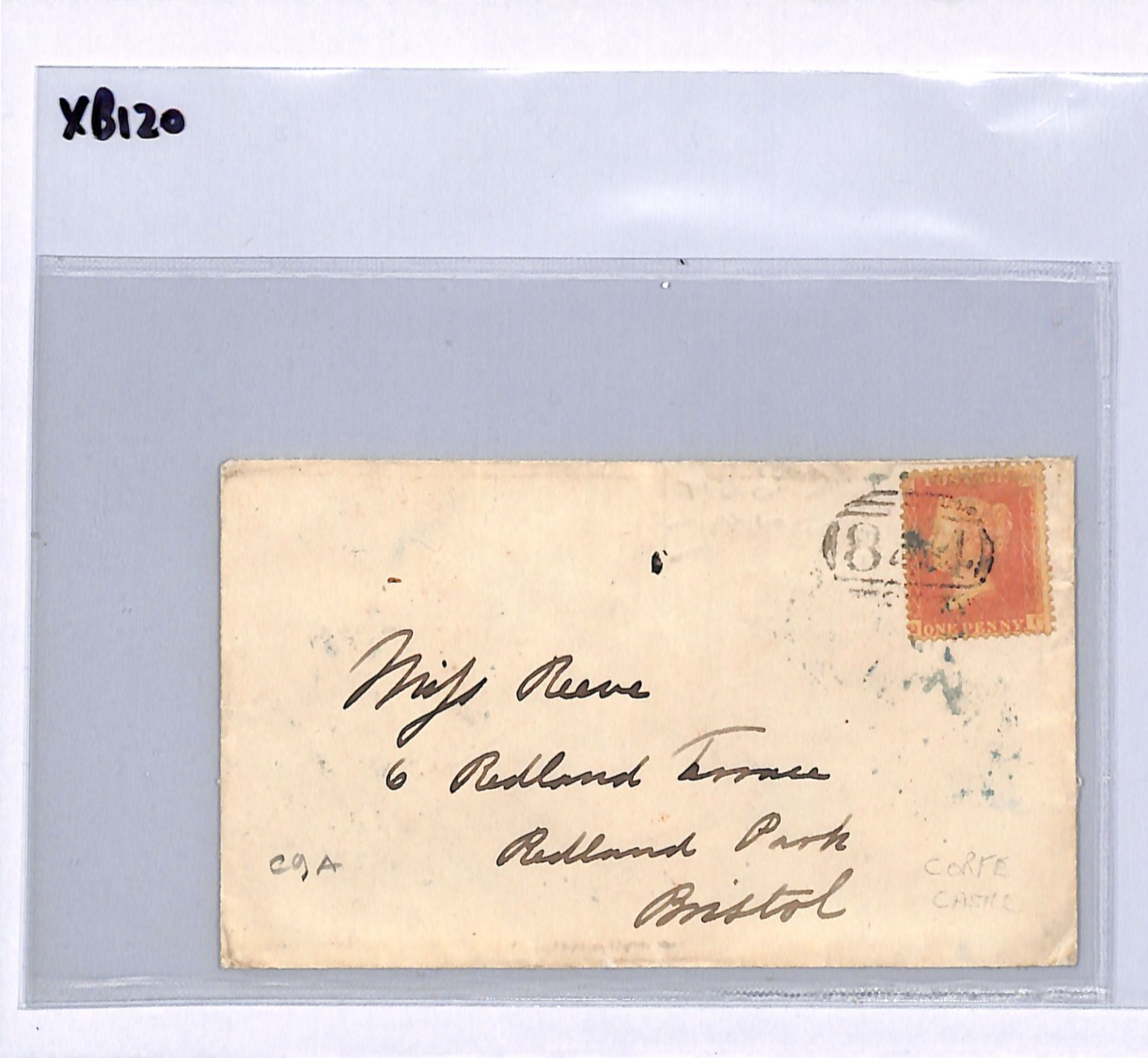 GB DORSET Cover CORFE CASTLE UDC 1857 BRISTOL RAILWAY STATION *5 CUTS* CDS XB120 - Image 9