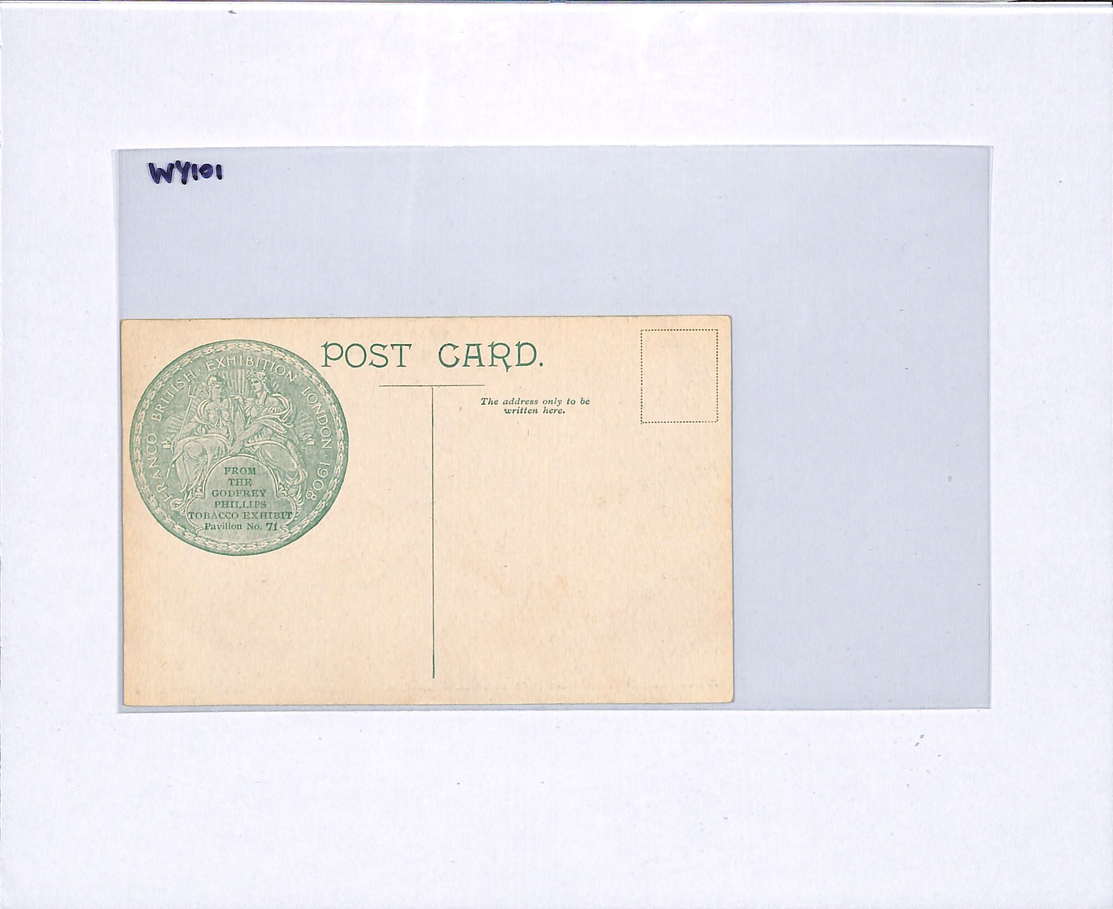 GB FRANCO-BRITISH EXHIBITION Postcard 1908 Godfrey Philips Tobacco Unused WY101 - Image 6