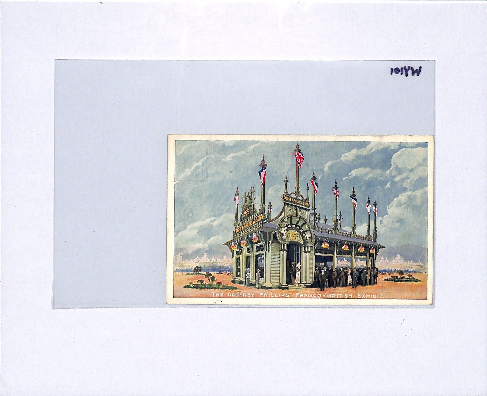 GB FRANCO-BRITISH EXHIBITION Postcard 1908 Godfrey Philips Tobacco Unused WY101 - Image 7