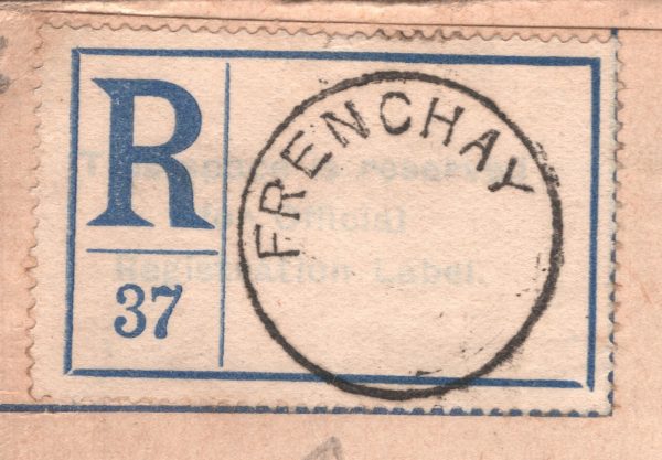GB Glos Cover *FRENCHAY* UDC Registered London 1910{samwells-covers}YK308