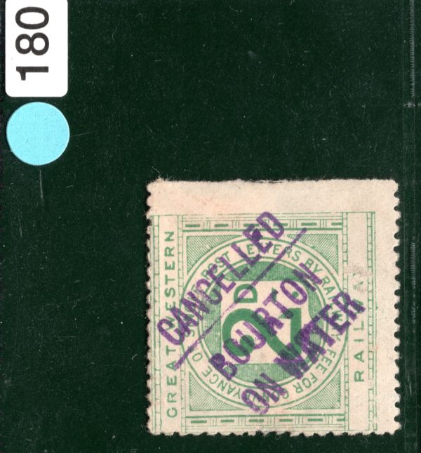 GB Glos GWR Railway Letter Stamp 2d Super *BOURTON ON WATER* STATION h/s SBW180 - Image 5