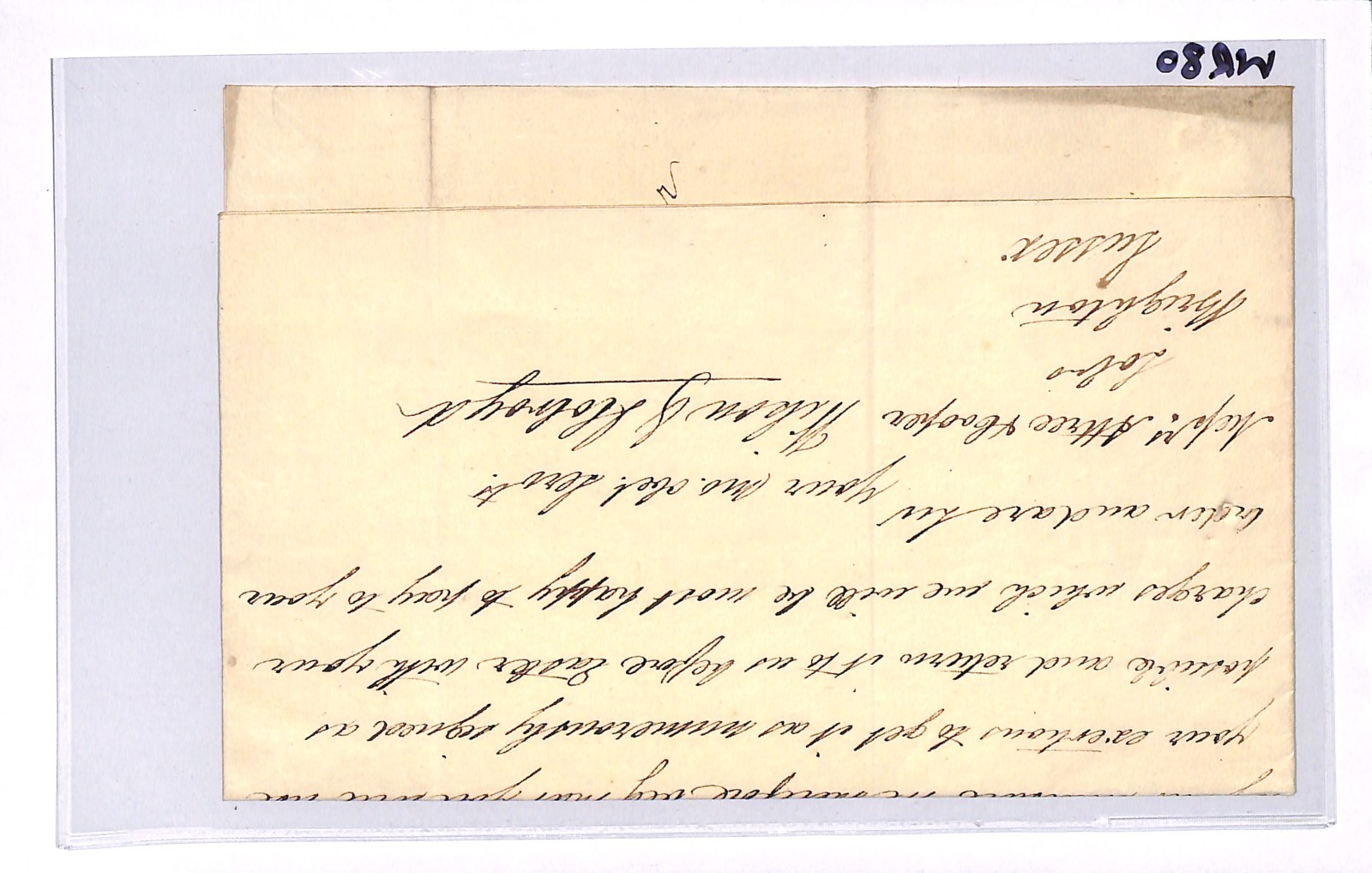 GB HISTORIC RAILWAY LETTER Early *TEES & WEARDALE RAILWAY* 1825 Solicitor WR80 - Image 5