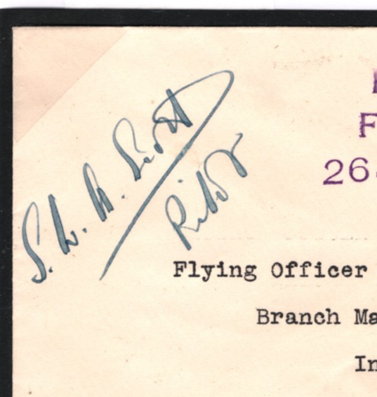 GB IAL WESTERN AIR EXPRESS Air Mail Cover 1933 PILOT SIGNED FIRST FLIGHT Y56a - Image 4