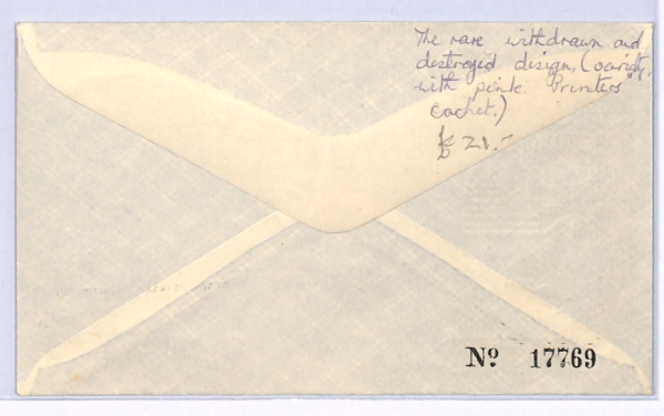 GB IMPERIAL AIRWAYS Air Mail Cover FIRST FLIGHT USA *REJECTED DESIGN* Rare XF171 - Image 4