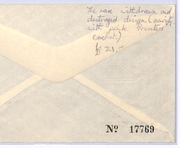 GB IMPERIAL AIRWAYS Air Mail Cover FIRST FLIGHT USA *REJECTED DESIGN* Rare XF171 - Image 6