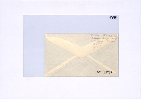 GB IMPERIAL AIRWAYS Air Mail Cover FIRST FLIGHT USA *REJECTED DESIGN* Rare XF171 - Image 8