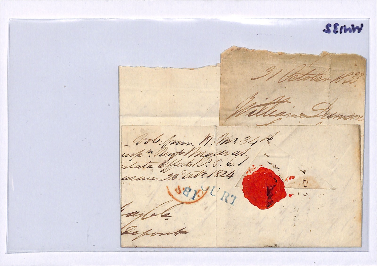 GB IRELAND Cover *EYRECOURT* Galway INSPECTOR Crown EAST INDIA Co Soldier WN132 - Image 11