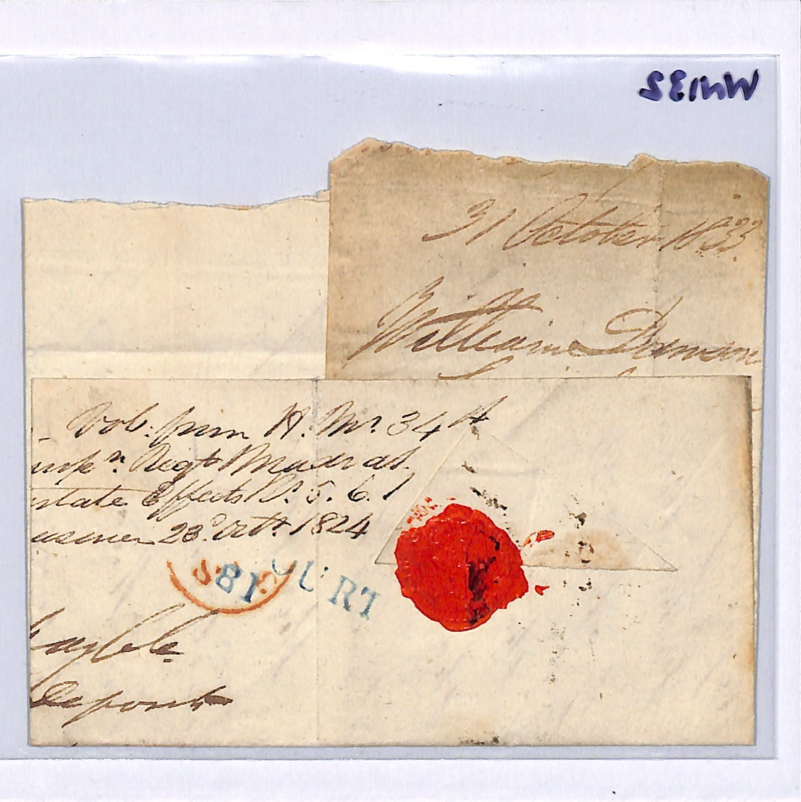 GB IRELAND Cover *EYRECOURT* Galway INSPECTOR Crown EAST INDIA Co Soldier WN132 - Image 9