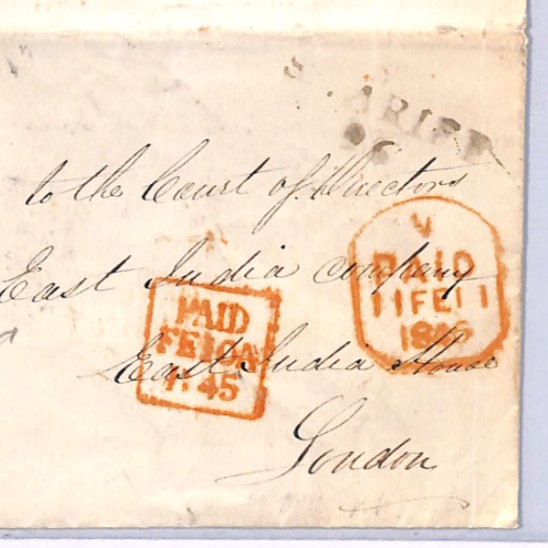 GB IRELAND Cover *SCARIFF* Mileage Killaloe (Clare) 1845 CDS EAST INDIA Co XK258 - Image 6