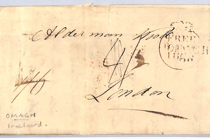 GB IRELAND Mileage Mark OMAGH Cover *FREE* London 4 SHILLING CHARGE Deleted WY80 - Image 5