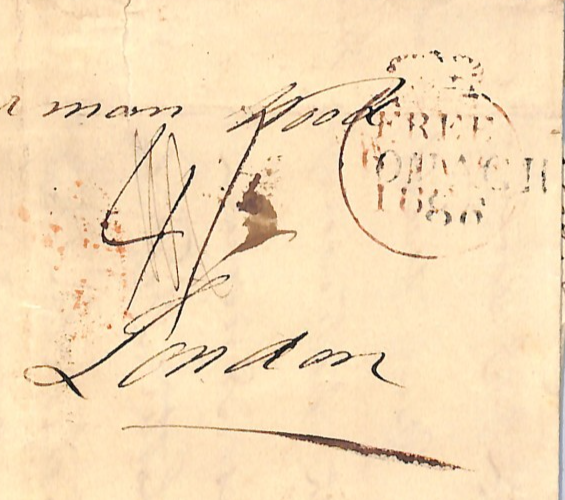 GB IRELAND Mileage Mark OMAGH Cover *FREE* London 4 SHILLING CHARGE Deleted WY80