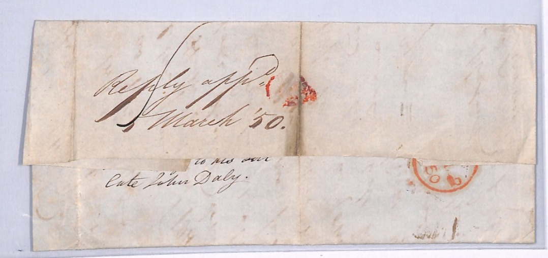 GB Ireland EAST INDIA MILITARY Cover Limerick 1850 HORSE ARTILLERY Soldier XK257 - Image 5