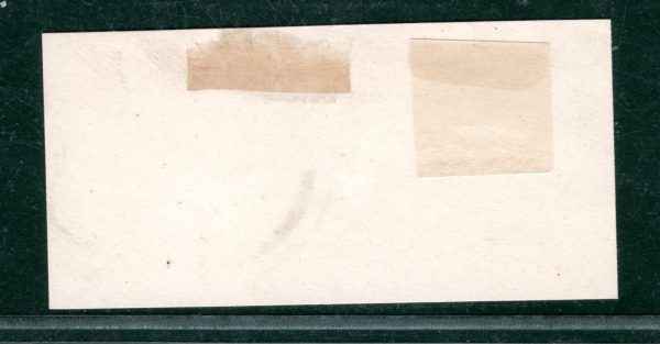 GB KEVII Stamp 1d Red RARE *RAILWAY CHARGE 2d* Handstamp 1907 Used Piece LIME63 - Image 5