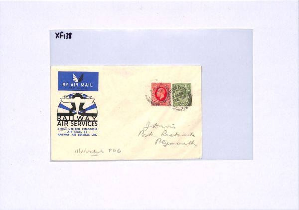 GB KGV 1934 FDC 1d Photogravure *ILLUSTRATED* First Day Cover RAS AVIATION XF138 - Image 8