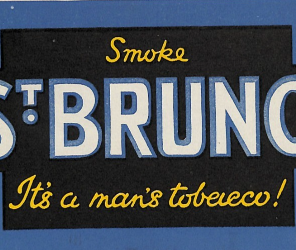 GB KGV ADVERT Postal Stationery *ST. BRUNO* TOBACCO ½d Cover 1937 Window E XG316 - Image 6