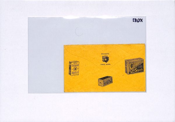GB KGV ADVERT Yellow Cover *PUC* FRANKING 1930 COLMAN'S MUSTARD London XG183 - Image 5