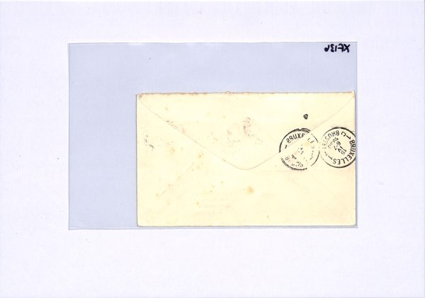 GB KGV Air Mail BOOKLET ADVERT Block Cover 1930 FIRST NIGHT FLIGHT BELGIUM XF136 - Image 7