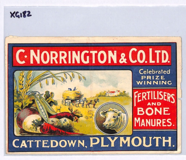 GB KGV FULL COLOUR ADVERT Cover Plymouth FERTILISER Plymouth Devon FARMING XG182 - Image 12