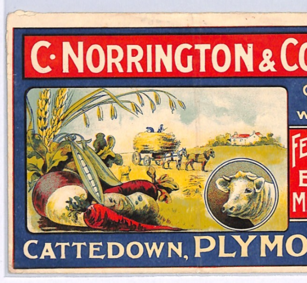 GB KGV FULL COLOUR ADVERT Cover Plymouth FERTILISER Plymouth Devon FARMING XG182 - Image 8
