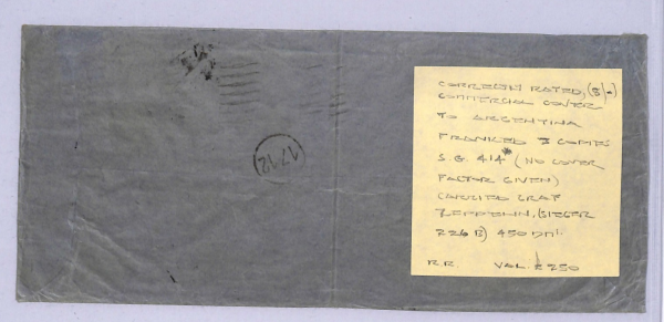 GB KGV Seahorse Cover ZEPPELIN Air Mail ARGENTINA 1936 *5.SÜDAMERIKAFAHRT* WT9 - Image 4