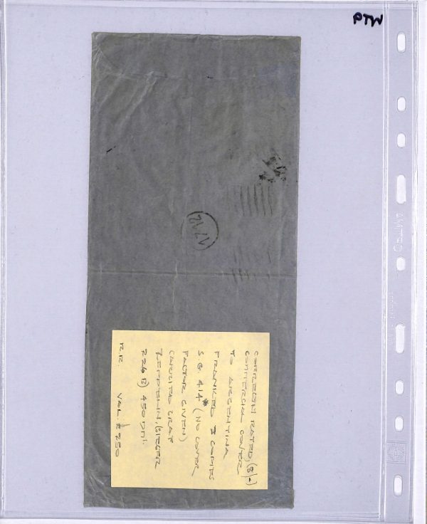 GB KGV Seahorse Cover ZEPPELIN Air Mail ARGENTINA 1936 *5.SÜDAMERIKAFAHRT* WT9 - Image 6