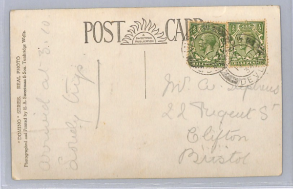 GB LUNDY ISLAND Postcard *Landing Stores* 1934 View-Side PUFFIN Franking XG130 - Image 4