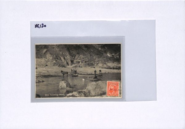 GB LUNDY ISLAND Postcard *Landing Stores* 1934 View-Side PUFFIN Franking XG130 - Image 5