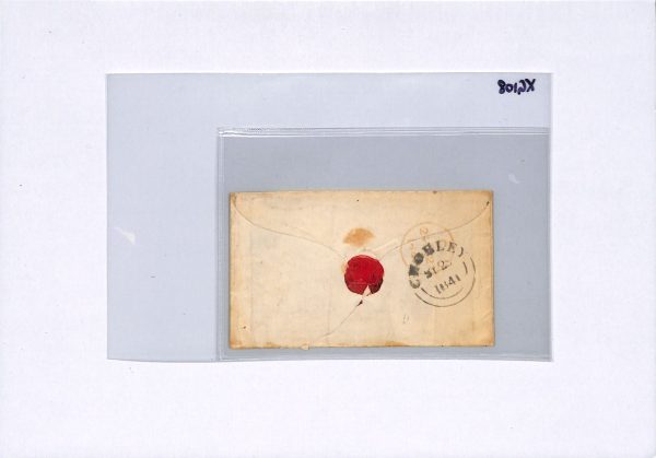 GB MALTESE CROSS *Chorley* Cover Guernsey 1841 PENNY RED Lancs 1d XG108 - Image 7