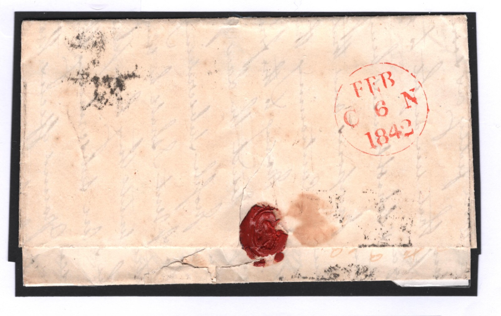 GB MALTESE CROSS SG.10 1d Cover *South Queensferry* MX Scotland 1842 Bucks X174 - Image 4