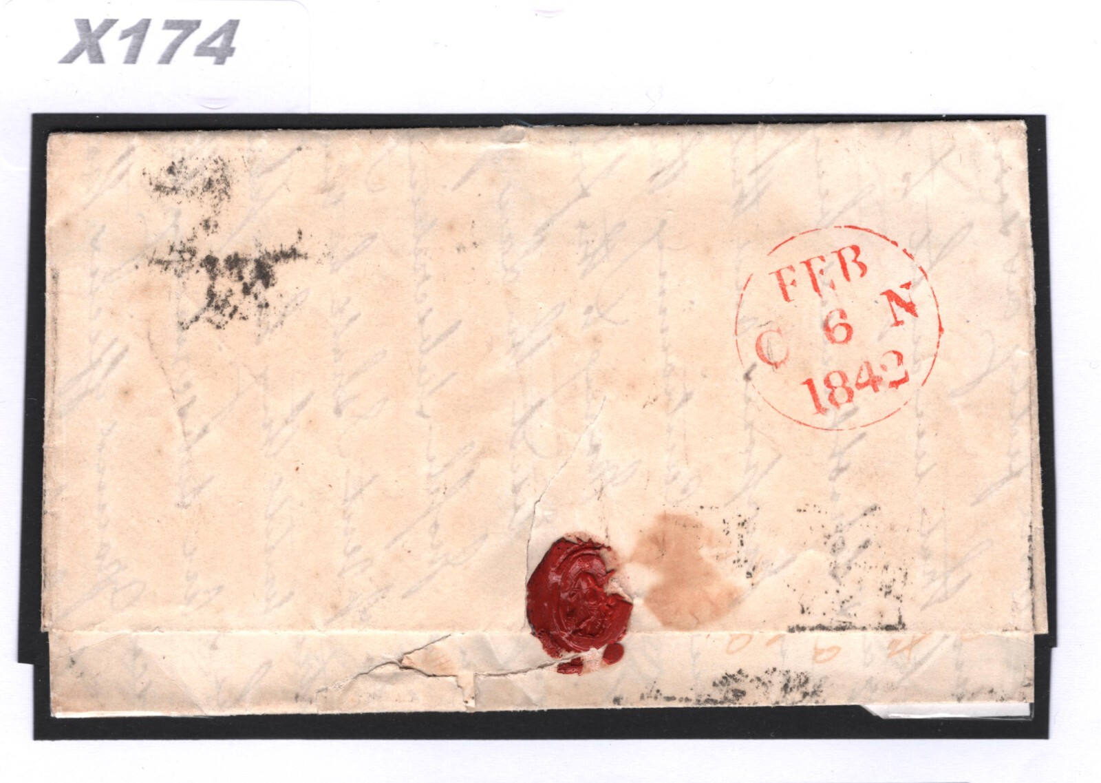 GB MALTESE CROSS SG.10 1d Cover *South Queensferry* MX Scotland 1842 Bucks X174 - Image 9