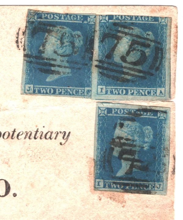 GB MEXICO MAIL Cover Front 1841 2d BLUE Birmingham Diplomatic TRANSATLANTIC XG50 - Image 3